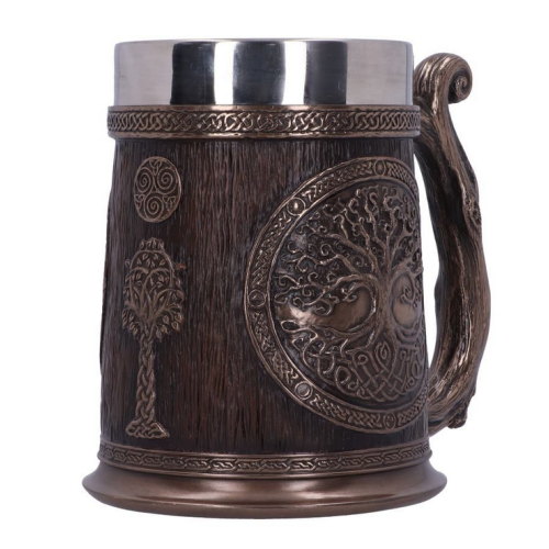 Bronze Tree Of Life Tankard 14.5cm 1