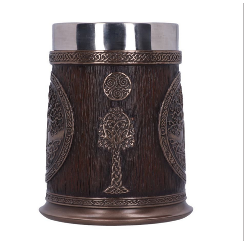 Bronze Tree Of Life Tankard 14.5cm 2