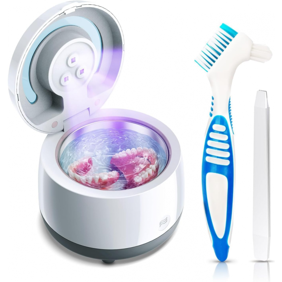 Bebetter Ultrasonic Retainer Cleaner - 43Khz Ultra Sonic Clean Pod For Denture Mouth Guard Aligner Dental Trays (Upgraded)