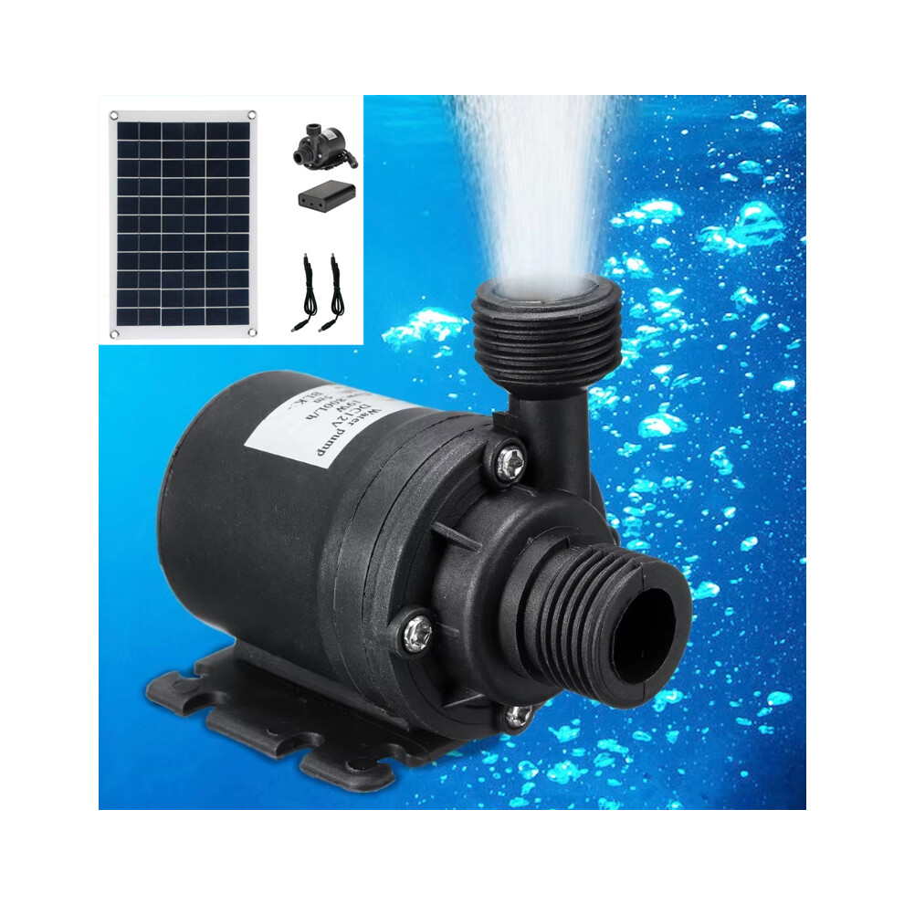 50w 800l/h Solar Panel Powered Water Pump Pond Garden Water Submersibles Aquarium Pumps Accessory
