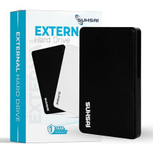 External Hard drive 1TB, 2.5 Inch External Hdd, Storage and Backup Drive, hard disk, Compatible with Mac, Laptop, Desktop, computer (Black)