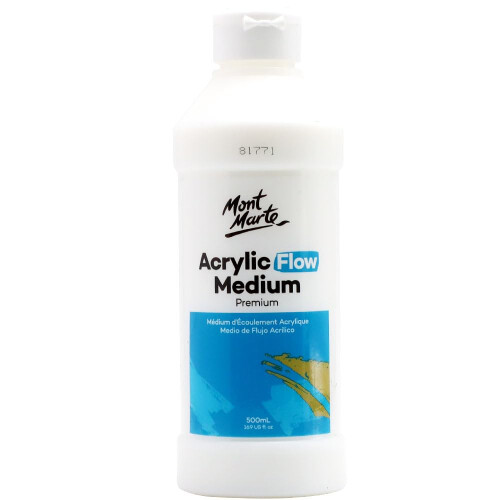 Mont Marte Premium Acrylic Flow Medium 16.9oz (500ml)