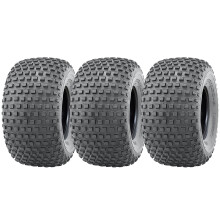 Pneus Wanda 22x11.00-8 Knobby, 4 plis, tubeless, tout-terrain ATV/Quad – lot de 3