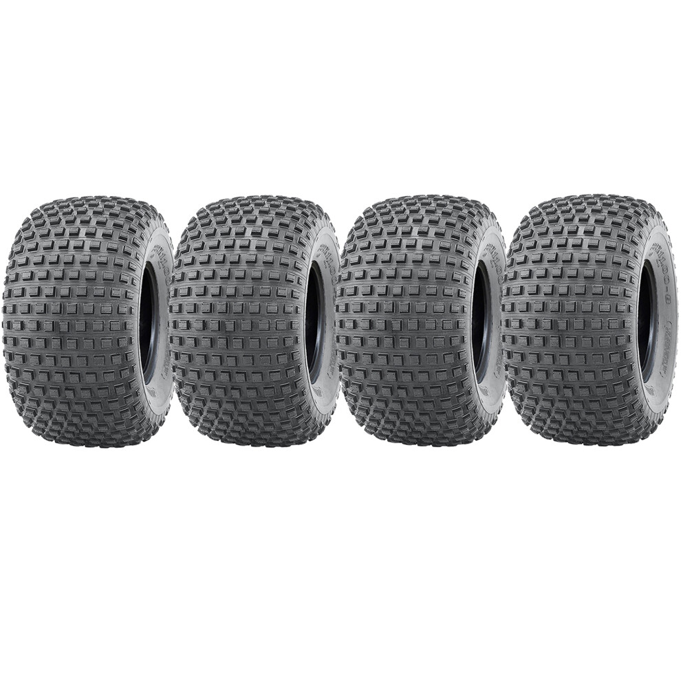 22x11.00-8 Knobby ATV tyre, Quad trailer 22 11 8 tire 4 ply heavy duty, set of 4