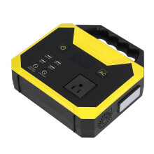(As show, One size) Emergency Power Station 100W Portable Fast Charging with LED Light for Home Outdoor Camping RV