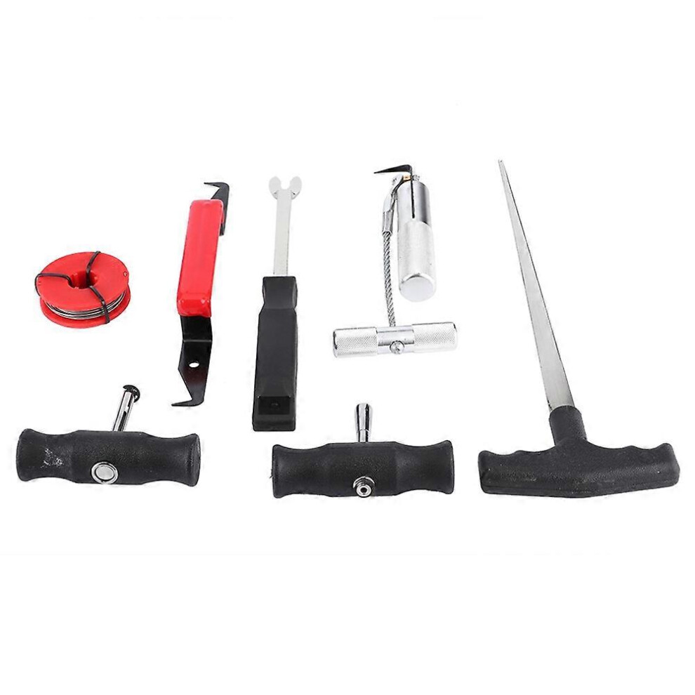 (As Show, One Size) 7Pcs/Set Car Windshield Removal Cut Tool Kit Automotive Window Glass Disassembly Set 6909775540718