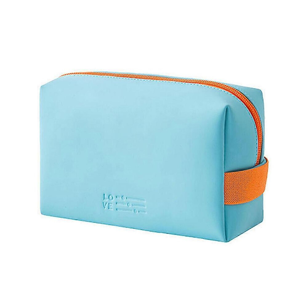 (Sky blue) Make Up Bags for Women Small Makeup Pouch   Small Travel Cosmetic Bag
