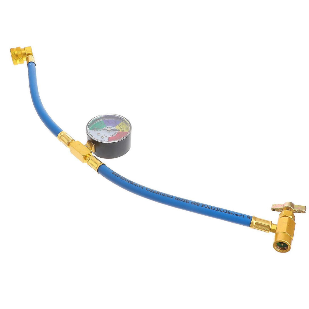 (As show, One size) WINOMO Air Conditioning Refrigerant Charging Hose with Gauge for Car (1/2 Thread for American and Europe)-image-OPC-PH22VV9-NEW