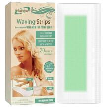 (As show, One size) 20 pcs Body Wax Strips Hair Removal Waxing Strips Facial Wax Strips Women Wax Strips