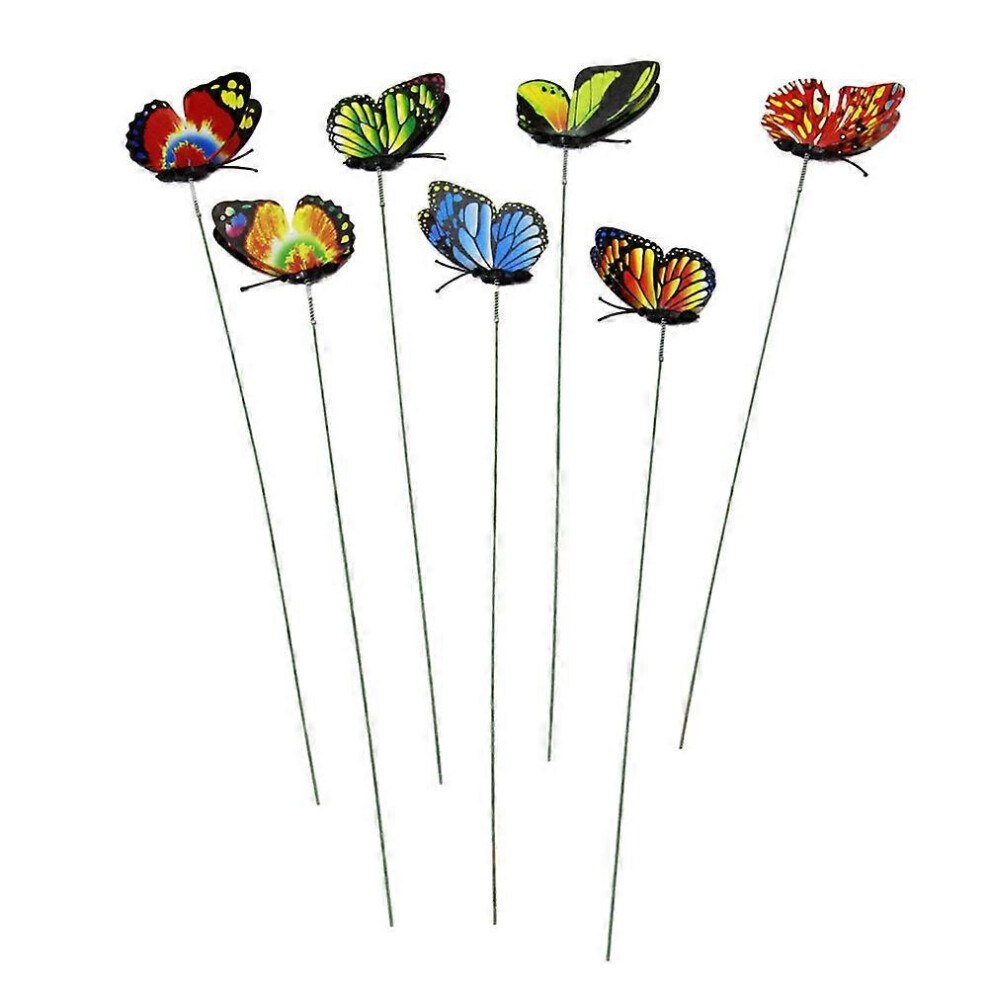 Kricely (As Show, One Size) 12Pcs Garden Stake Decorative Stakes Garden Ornaments Patio Decor Party Supplies For Outdoor Yard Christmas(Random Color)