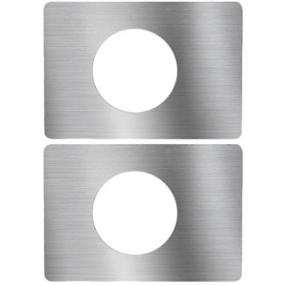 Kricely (As Show, One Size) 2Pcs Door Reinforcement Plate Door Striker Plate Door Knob Plate Accessory