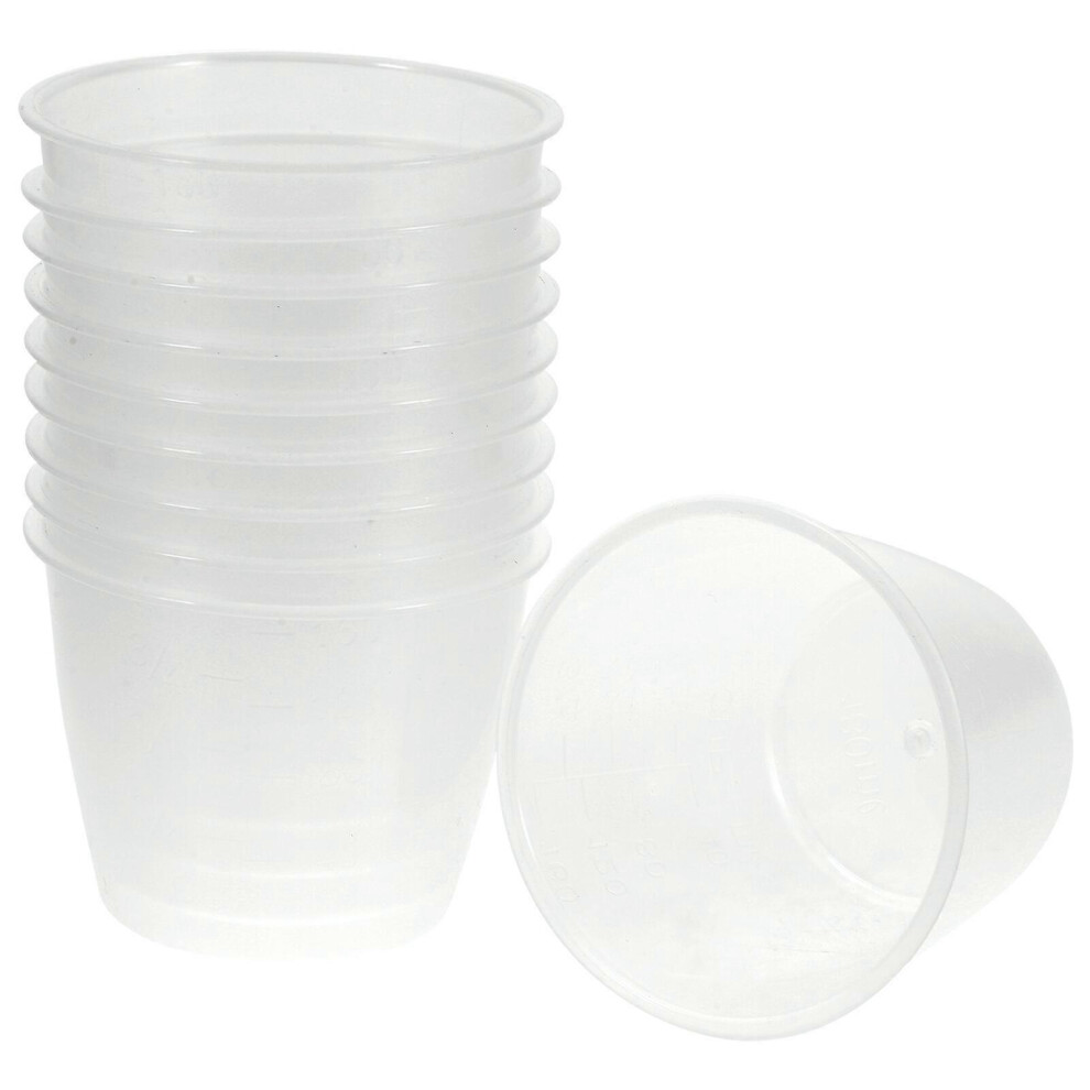 Kricely (As Show, One Size) 10 Pcs Food Grade Plastic Rice Measuring Cup Rice Cooker Measurement Tools For Dry And Liquid Ingredients (160Ml)