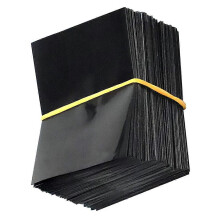 (As show, One size) 100pcs Heat Shrink Wrap Sealer Essential Oil Bottle Black Shrink Bands