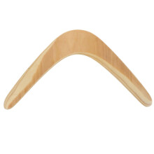 (As show, One size) 1PC Wooden Outdoor Boomerang Plaything Wooden Boomerang for Kids Adults
