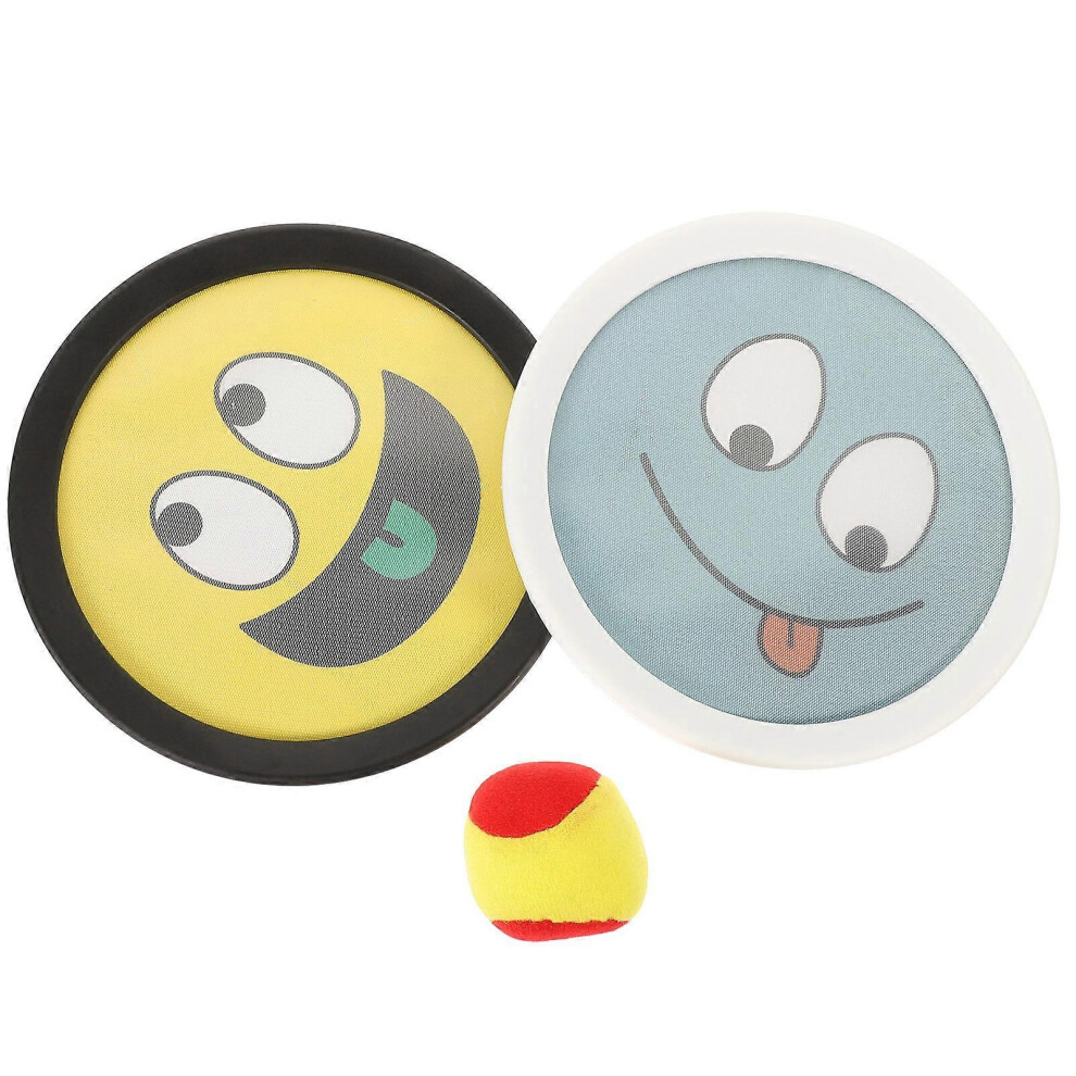 Kricely (19.5X19.5x1.8cm, One Size) 1 Set Of Kids Outdoor Throwing Ball Game Interactive Catching Ball Toy Funny Sticky Ball Game