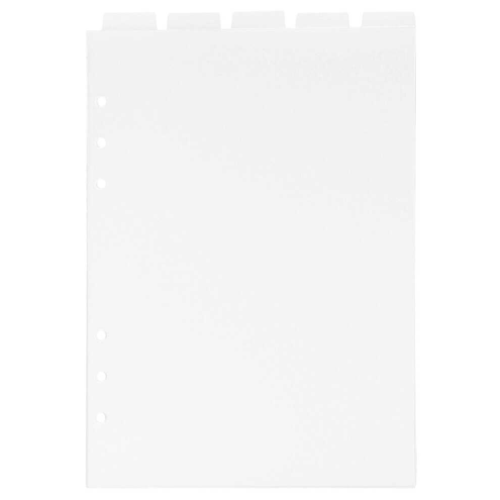 Kricely (As Show, One Size) Notebook Tab Page Notebook Divider Pvc Tab Dividers Binder Tab Page Notebook Supply