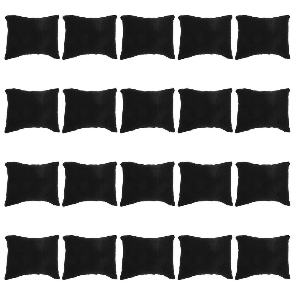 Kricely (As Show, One Size) 20Pcs Portable Jewelry Display Pillow For Bracelet Cuff Watch Anklet Bangle