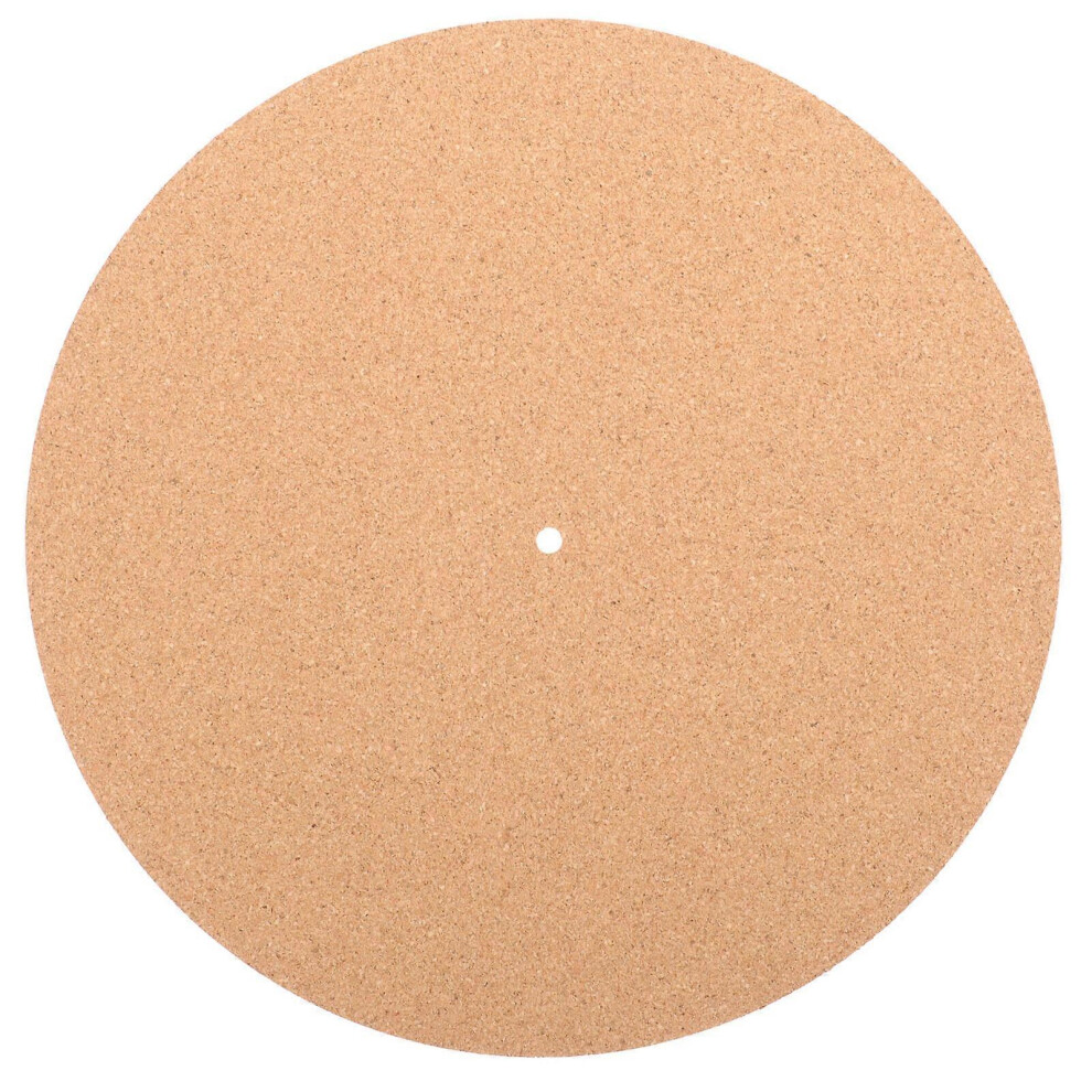 Kricely (As Show, One Size) Cork Turntable Mat Vinyl Record Turntable Mat Turntable Slipmat Professional Slipmat
