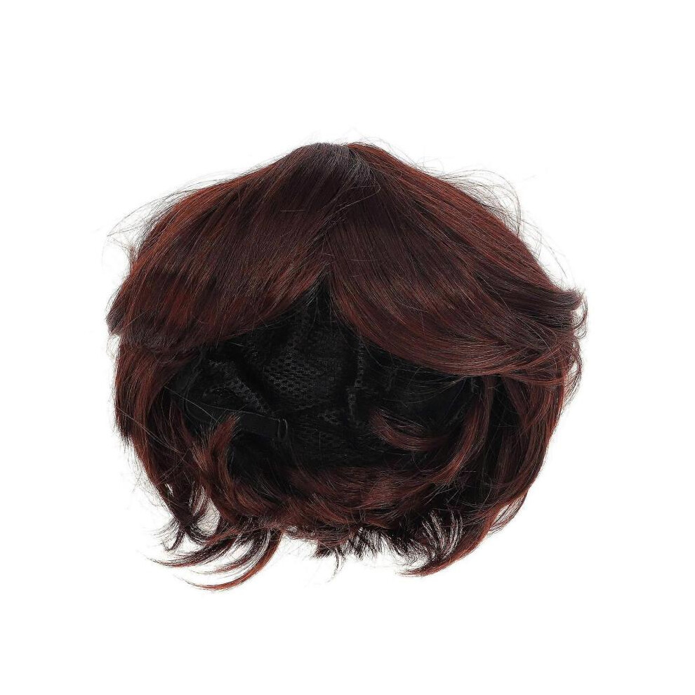 Men Cosplay Wig Synthetic Hair Cosplay Hairpiece Short Cosplay Toupee for Party Cosplay Costumes Dai