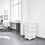 URBN Living (White) 4 Tier Shelf Plastic Storage Drawers Home Office Organiser Large Tower Rack Unit 8
