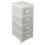 URBN Living (White) 4 Tier Shelf Plastic Storage Drawers Home Office Organiser Large Tower Rack Unit 9