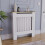 Home Discount (Small) Arlington Radiator Cover Heating Cabinet White Oak 1