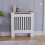 Home Discount (Small) Arlington Radiator Cover Heating Cabinet White Oak 3
