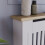 Home Discount (Small) Arlington Radiator Cover Heating Cabinet White Oak 4