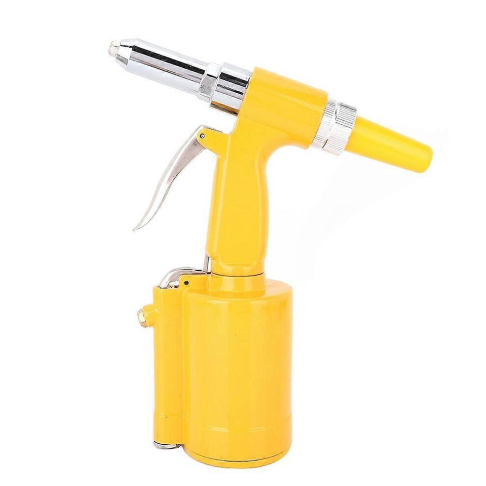 (As Show, One Size) Pneumatic 0.09/0.13/0.16/0.19In Rivet Gun Riveter Tool American Style Inlet Connector 6909775600788