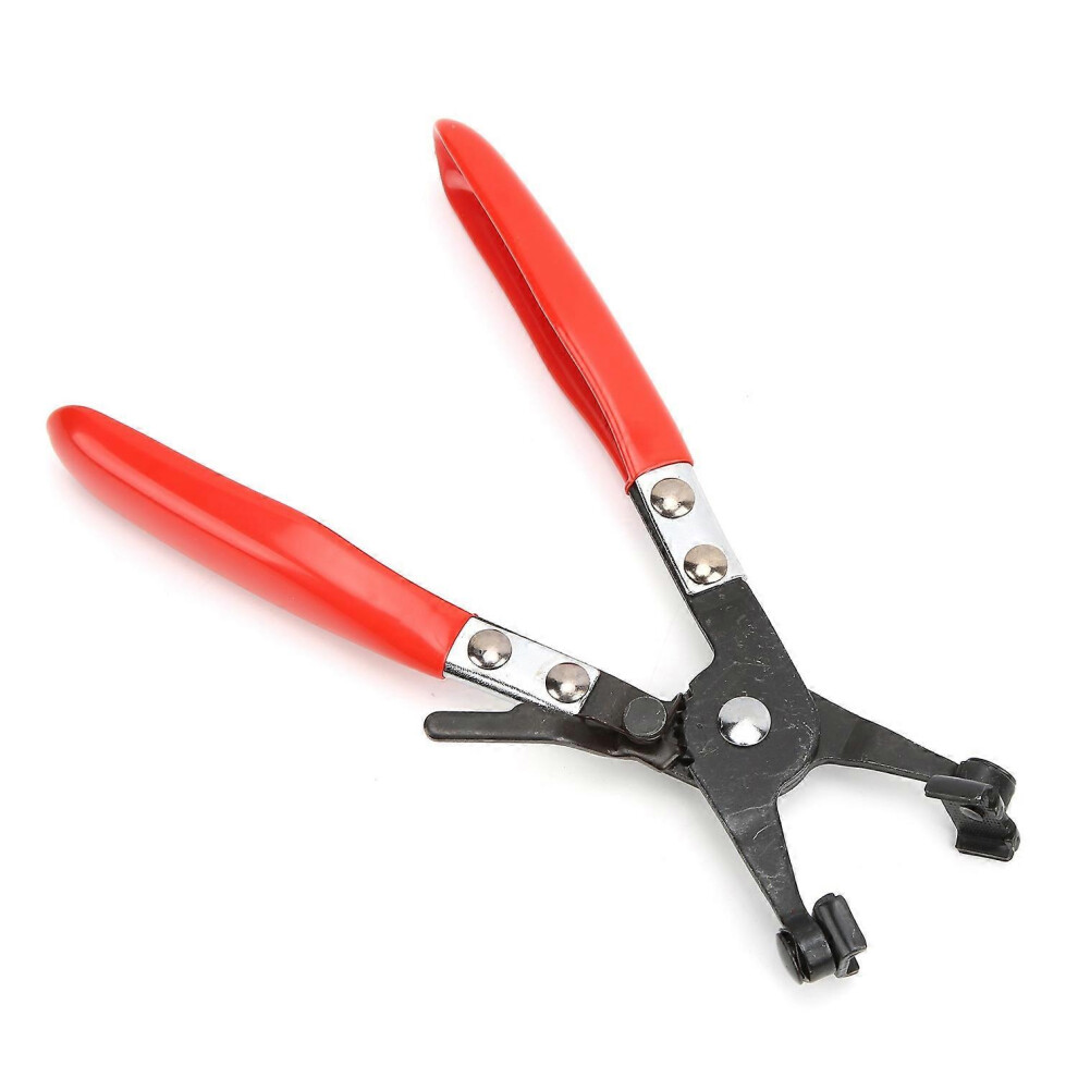 (As Show, One Size) Hose Clamp Plier 8.6In/21.8Cm Long Swivel 3 Jaw Pvc Handle Rustproof Heavy Duty Repairing Tool 6909775642788