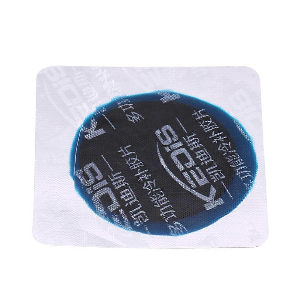 (As Show, One Size) 36Pcs/Box 75Mm Car Round Natural Rubber Tire Tyre Puncture Repair Cold Patch Tubeless Patches 6909775573488