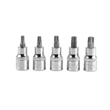 (As show, One size) 8Pcs Male Female Torx Star Socket Bit Set E&T Sockets 1/4" 3/8" 1/2" Inch Drive