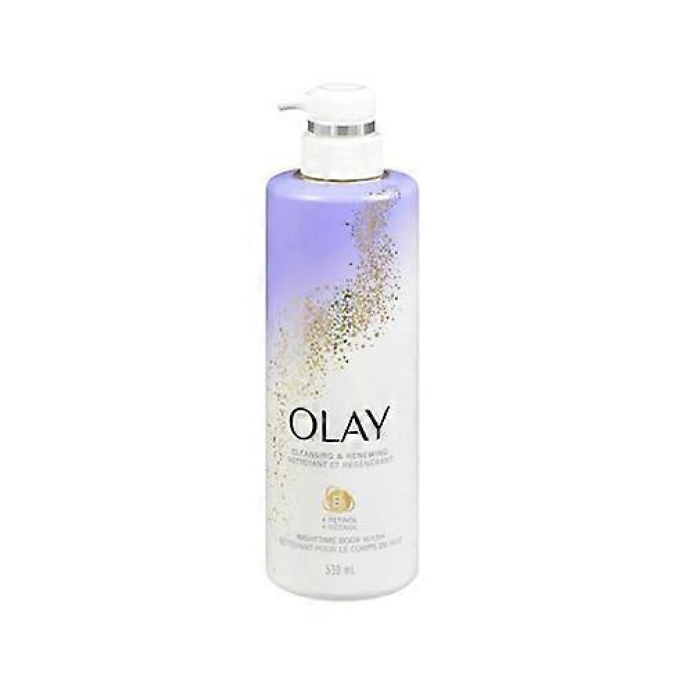 Olay Cleansing and Renewing Nighttime Body Wash with Retinol 17.9oz / 530ml