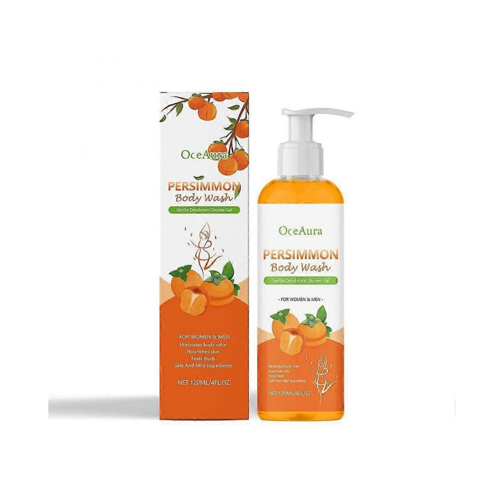 (1pcs) Persimmon Soap for Body Odor Control Purifying Deodorizing Persimmon Body Wash for Eliminating Body Odor Underarms, Intimate Inner Thigh, Bikini Are