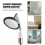 Large Shower Head Chrome High Pressure Powerful Bath Heads Water Saving Filter 4