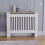 Home Discount (Medium) Arlington Radiator Cover Heating Cabinet White Oak 3