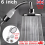 Large Shower Head Chrome High Pressure Powerful Bath Heads Water Saving Filter 1