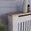 Home Discount (Large) Arlington Radiator Cover Heating Cabinet White Oak 4