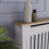 Home Discount (Extra Large) Arlington Radiator Cover Heating Cabinet White Oak 4