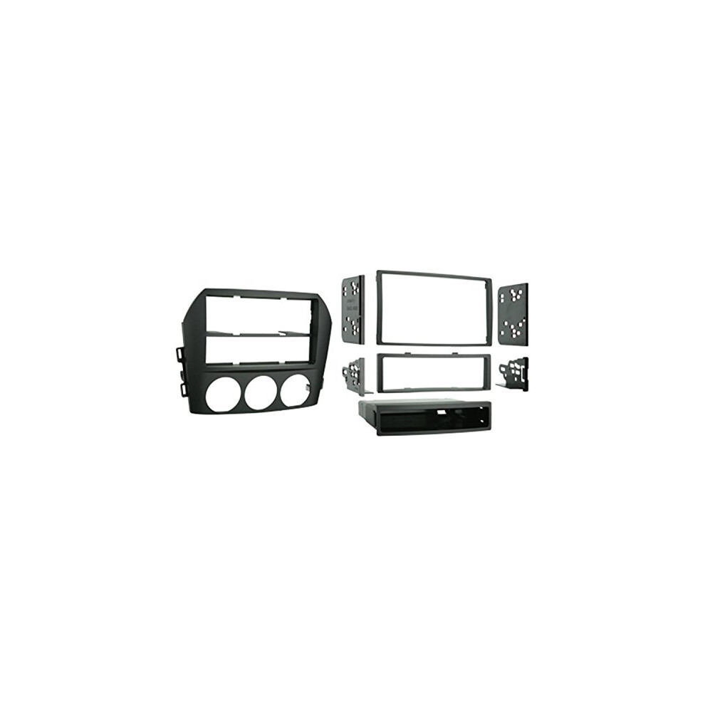 Metra 99-7506 Single Din/Double Din Installation Kit For 2006-2008 Mazda Miata Mx-5 Vehicles (Black) Black 012301646207