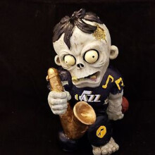 FOCO Utah Jazz Resin tematisk zombiefigur