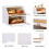 HOMEKOKO Double Layer Large Bread Box for Kitchen Counter  Wooden Large Capacity Bread Storage Bin (White) 4