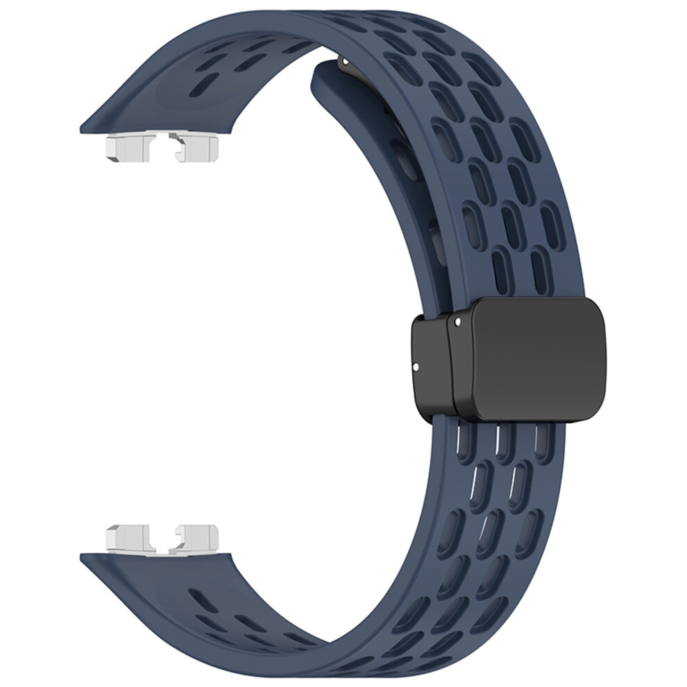 Watch Strap Folding Buckle Watch Band For Huawei Band 10/9/8 (Topaz Blue) Blue,Not,Specified 688249428719