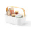Umbra Umbra Bellwood Stackable Storage Bin  Multipurpose Caddy Organizer  11 x 7 in  White/Natural 1