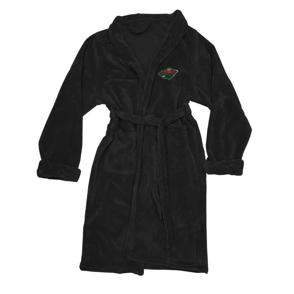 Peignoir de bain Wild OFFICIEL NHL pour homme, taille L, toucher soie, 26 x 47 (D0102H94UW7)