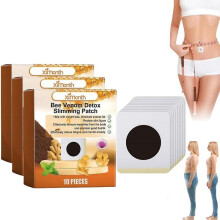 (30x) Slimming Patches 10/20/30pcs, Ginger Patch Lymphatic Drainage Magnetic Slimming Patches Navel Sticker