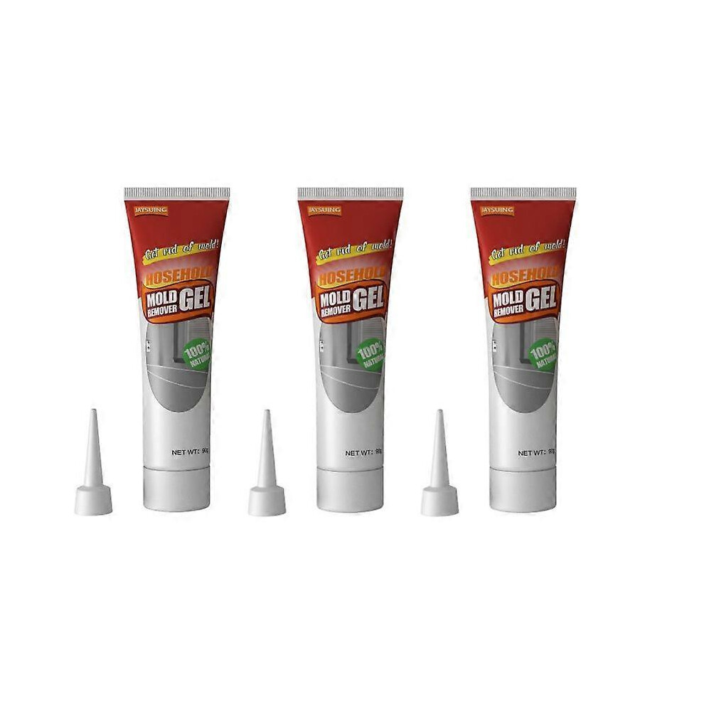 (90g) 3Pcs Household Mold Mildew Remover Gel Ceramic Tile Pool Wall Mold Stain Cleaner