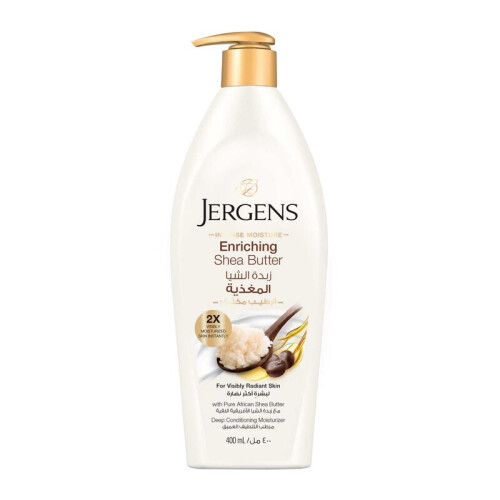 Jergens Shea Butter Deep Conditioning Moisturizer Body Lotion - 400ml