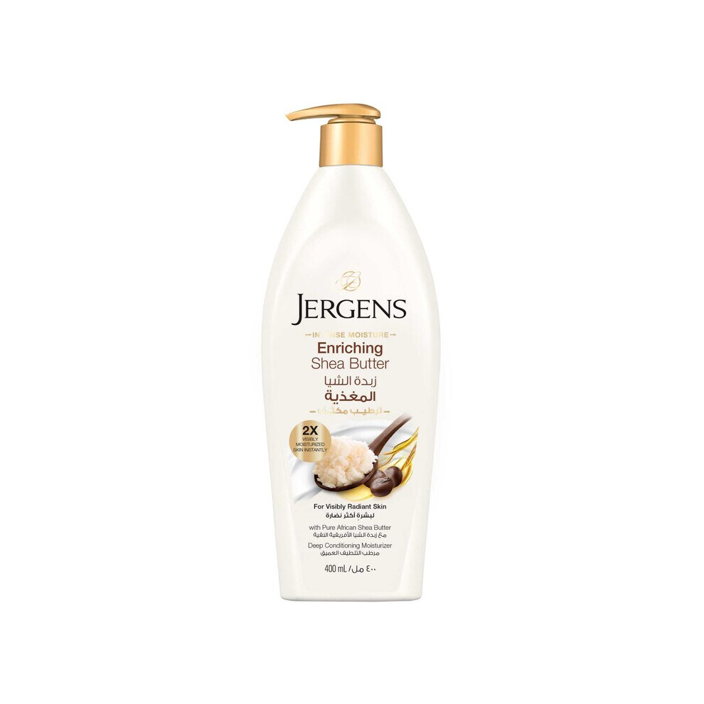 Jergens Shea Butter Deep Conditioning Moisturizer Body Lotion - 400ml