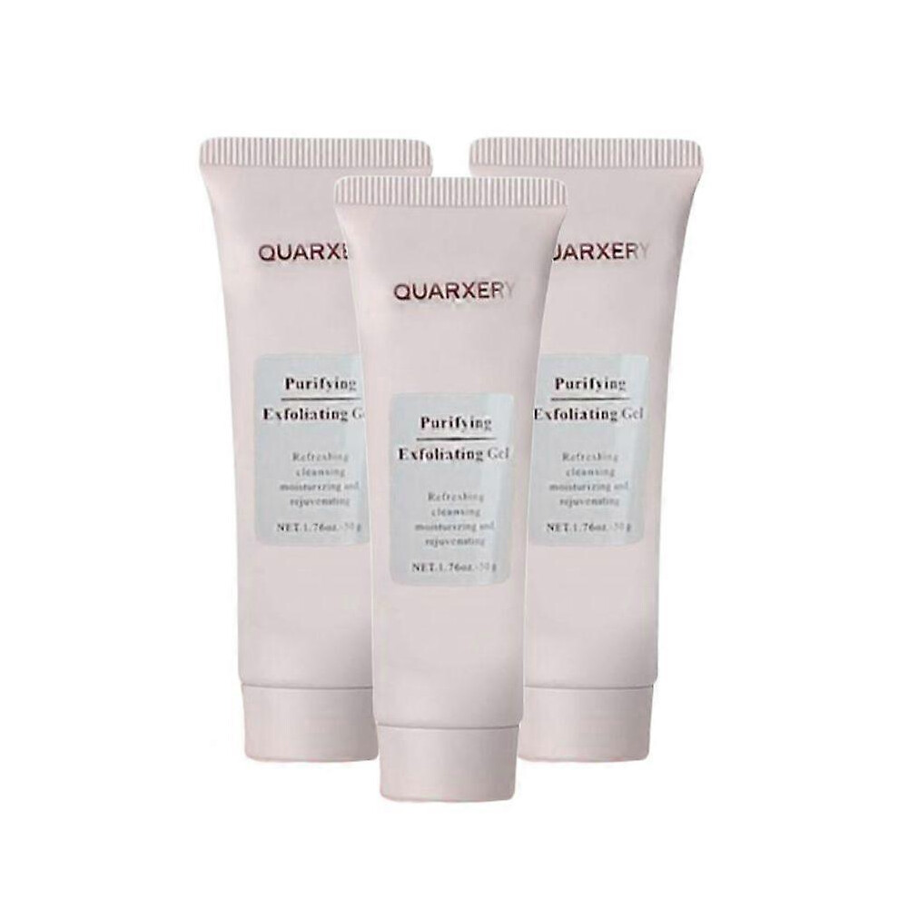 3Pcs Purifying Exfoliating Gel, Deep Cleansing Moisturizing Facial Exfoliator for All Skin